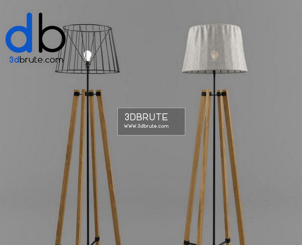 97 Floor Lamp 3dmodel 3d Models Free 3dbrute