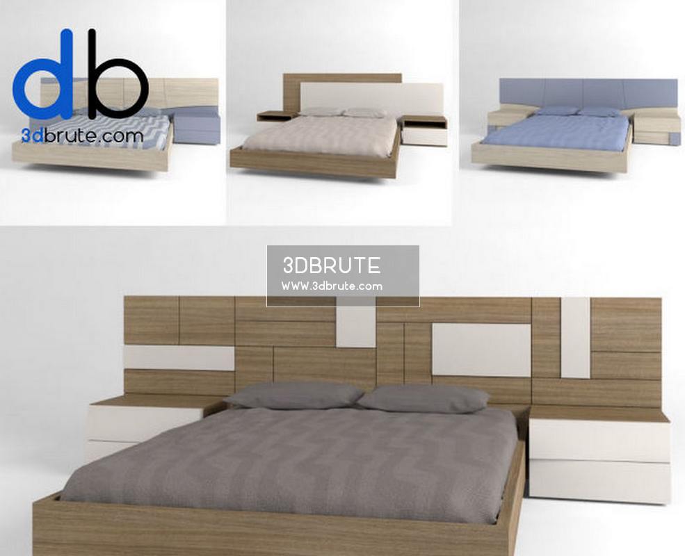 Bedroom Headboards Set Download 3d Models Free 3dbrute