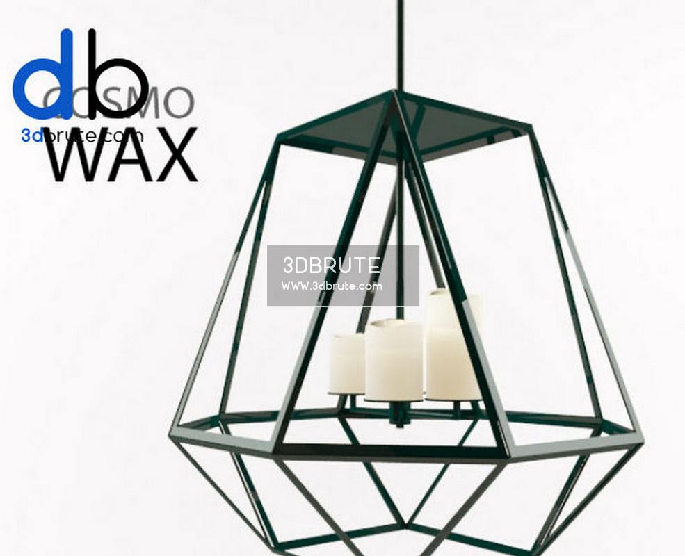 Wax Cosmo Ceiling Light 623 3dmodel 3dbrute