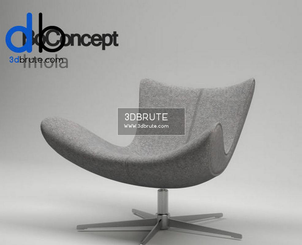 Boconcept Imola Amrchair Download 3d Models Free 3dbrute