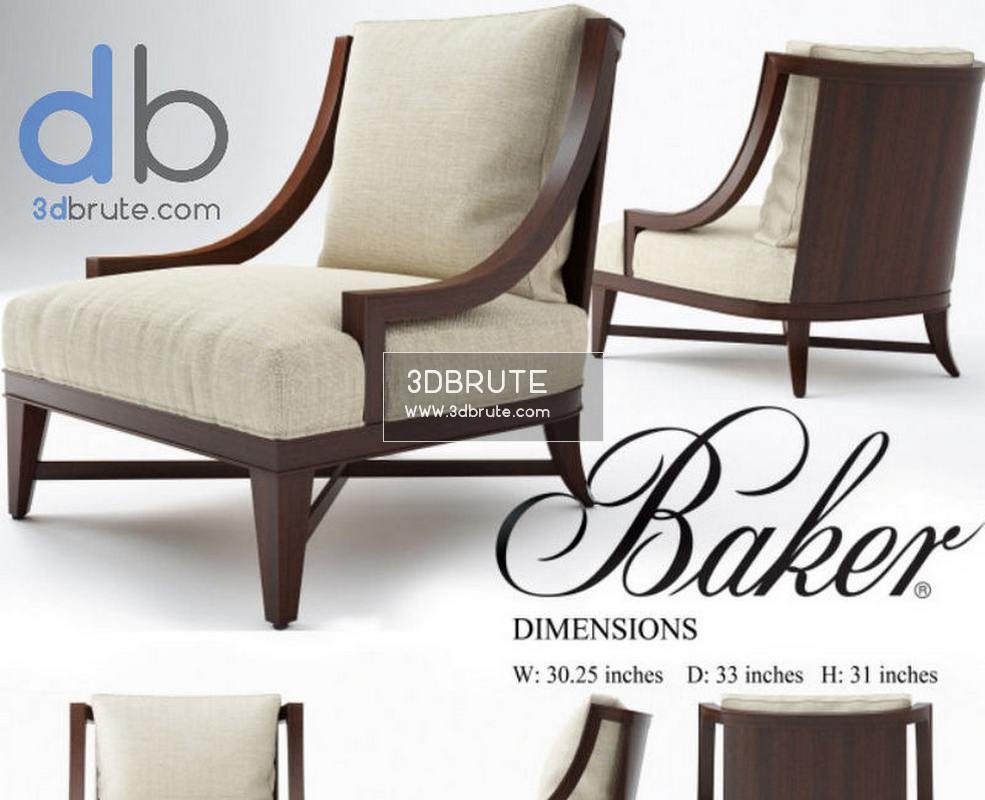 Nob Hill Lounge Chair 578 Download 3d Models Free 3dbrute