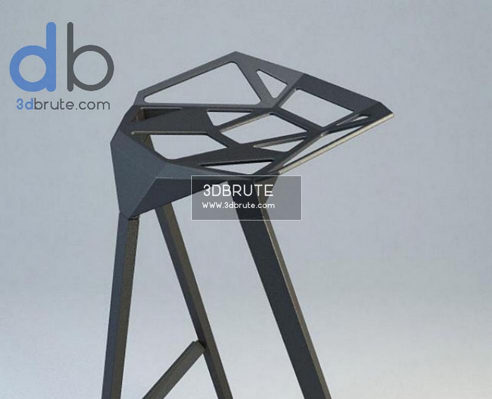 One Konstantin Grcic Chair 494 Download 3d Models Free 3dbrute