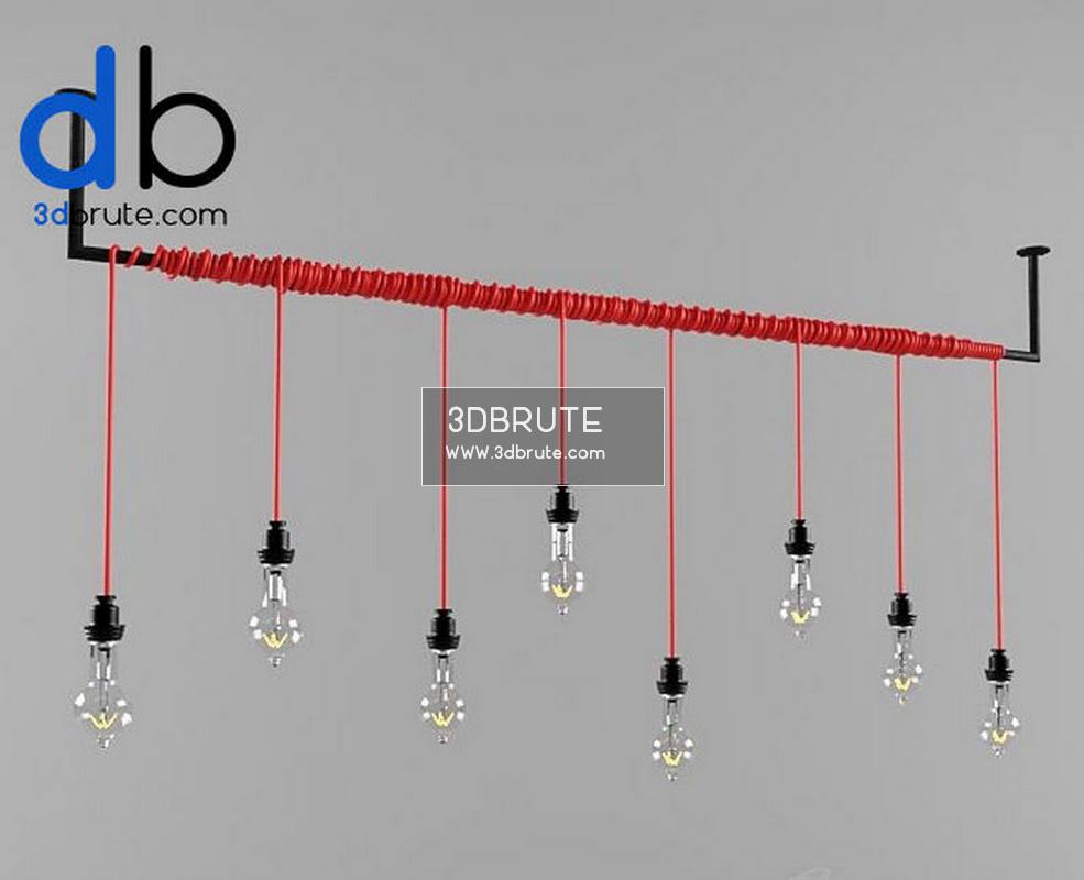 Loft Ceiling Light 420 3dmodel 3dbrute