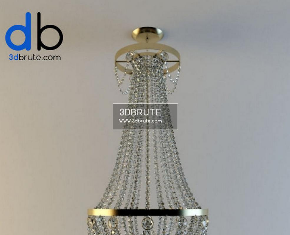 Lystra Preciosa Big Ceiling Light 112 3dmodel 3dbrute