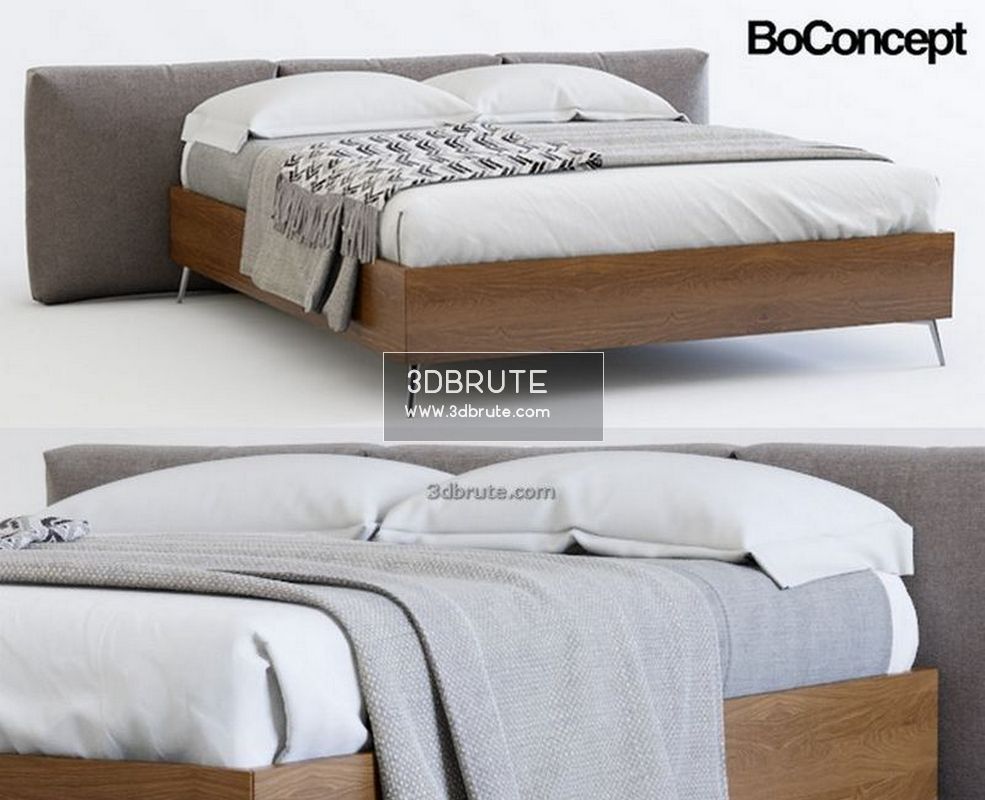 Boconcept Bed 215 Download 3d Models Free 3dbrute