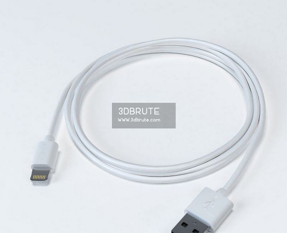 Usb Cable 64 Download 3d Models Free 3dbrute