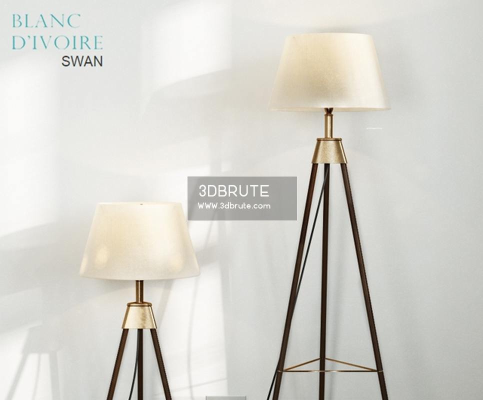 Newdesign Tripod Floor Lamp 172 3dmodel