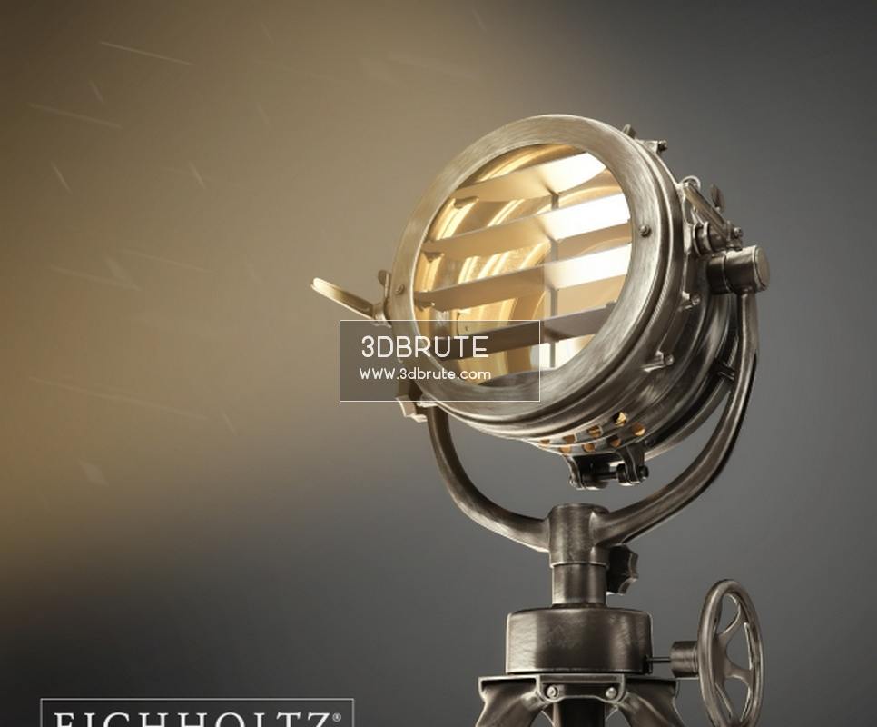 Eichholtz Royal Master Sealight Fin Floor Lamp 175 3dmodel