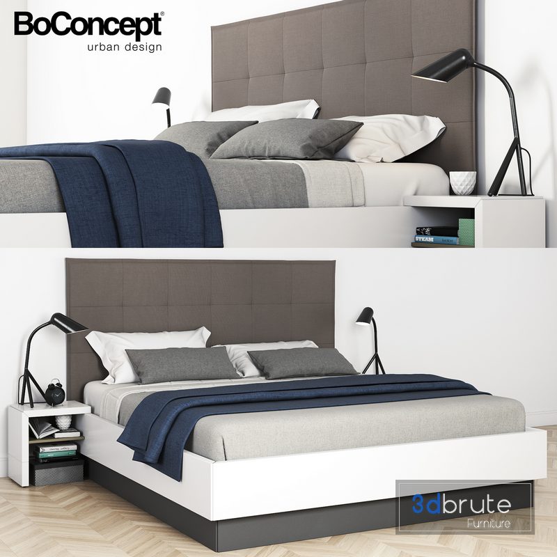 Boconcept Lugano Bed 291 Download 3d Models Free 3dbrute