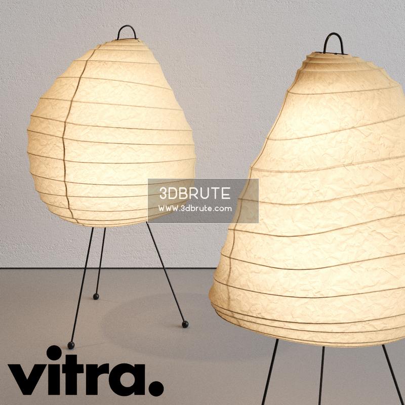 Vitra Akari 1n Corona Floor Lamp 189 3dmodel