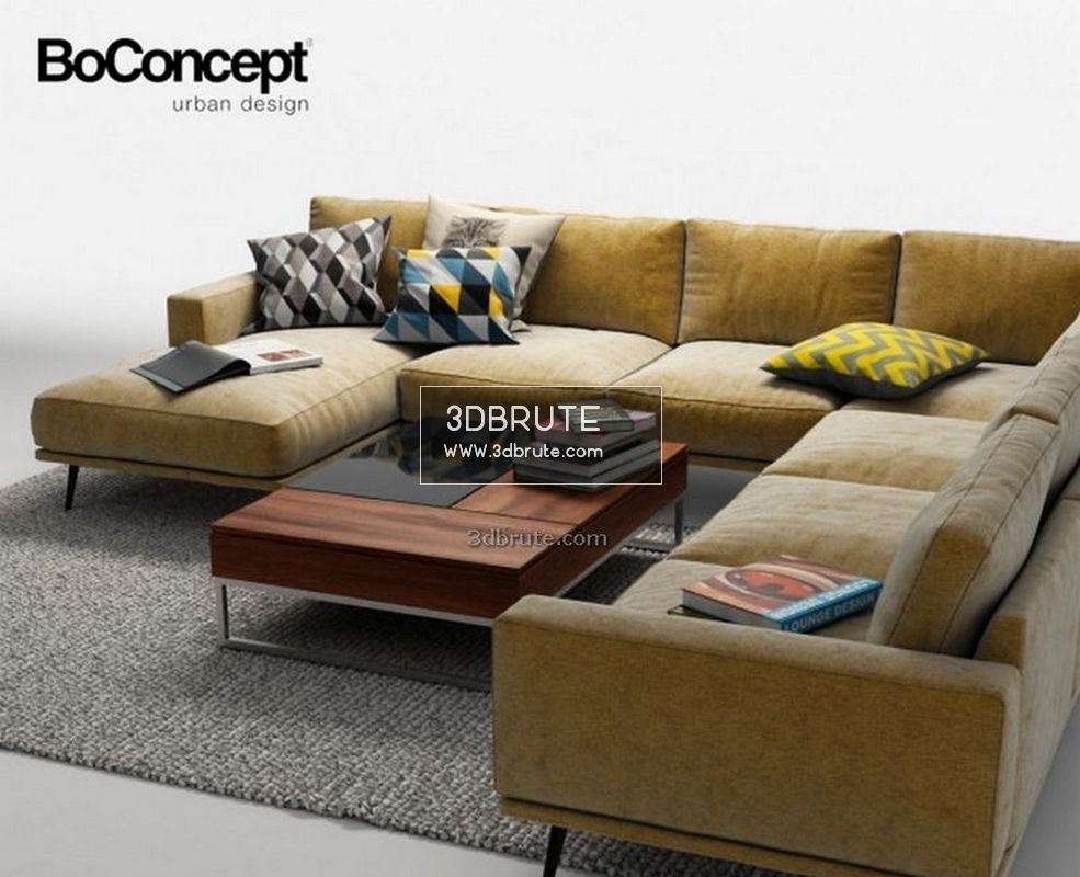 Boconcept Carlton2 Sofa 347 Model Brute Boconcept Carlton2 Sofa 347 Model Brute