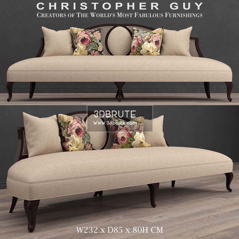 Feraud Christopher Guy Sofa 127 Model Brute Feraud Christopher Guy Sofa 127 Model
