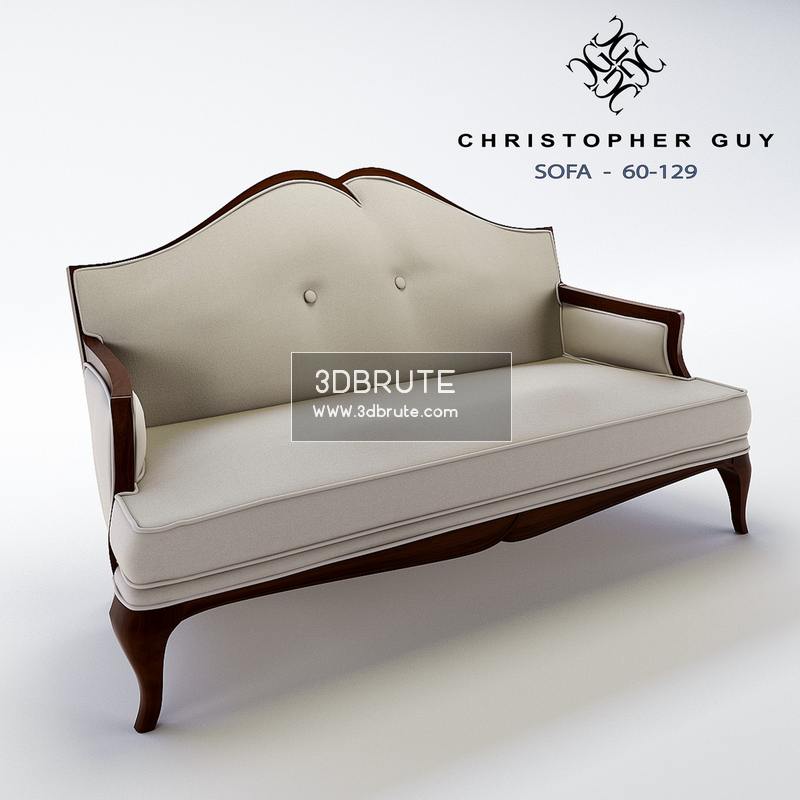 60 0129 Christopher Guy Sofa 32 Model Brute Christopher Guy Features Smax Vray Textures Model Size 6 Mb