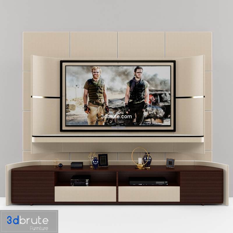 Turri Tv Unit 3d Model 3dbrute