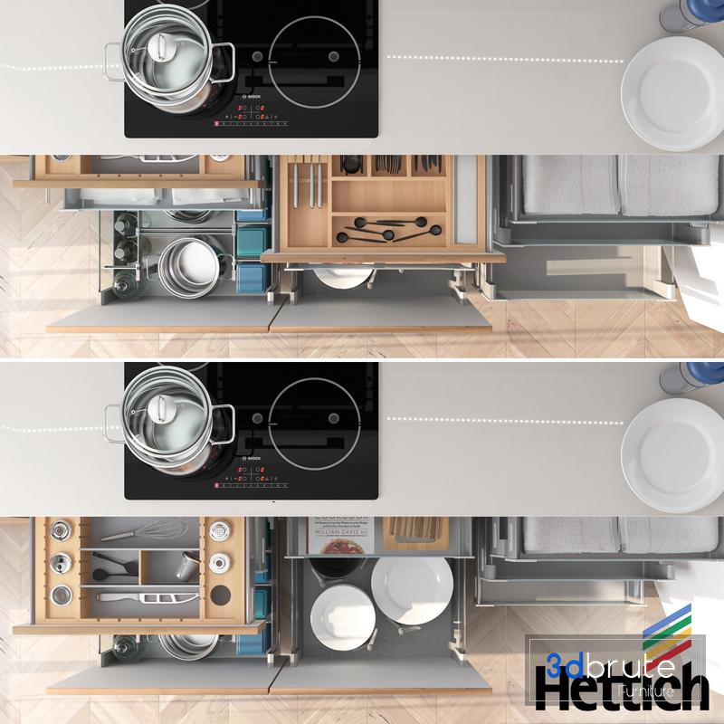 Hettich Innotech Kitchen P41 3d Model Buy Download 3dbrute