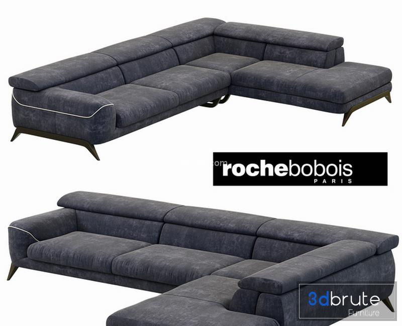 Roche Bobois Cinephile Corner Composition Sofa P7 Model Roche Bobois Cinephile Corner